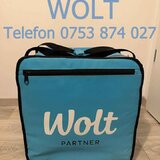 Geanta Wolt rucsac folosit,in stare buna,Livrat alimente apa,bun si pt Bolt